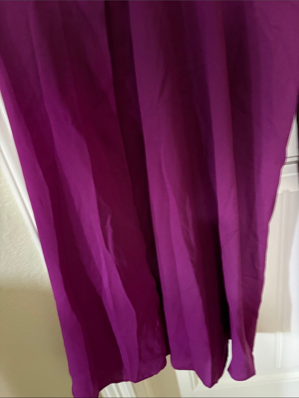 NWT Lulus Women's Wide-Leg Pants in Magenta Pink/Purple - Picture 4 of 12